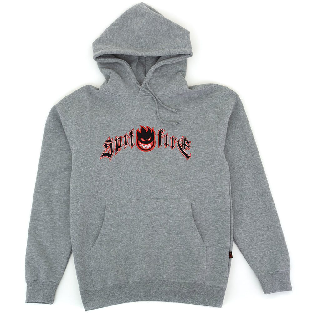 Immortal Fire Hooded Sweatshirt (Grey Heather)