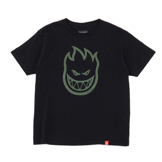 Youth Bighead S/S T-Shirt  (Black / Olive)