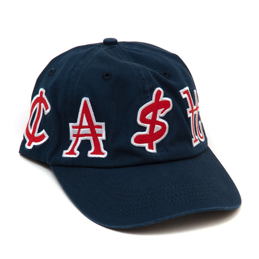 Currency 6-Panel Strapback Hat (Navy)