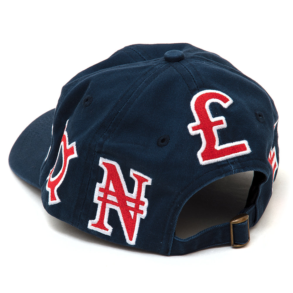 Currency 6-Panel Strapback Hat (Navy)