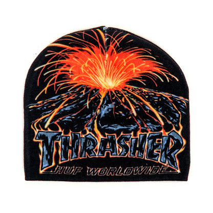 x Thrasher Meltdown Reversible Beanie (Black)