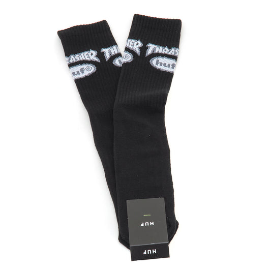 x Thrasher Logo Sock (Black)