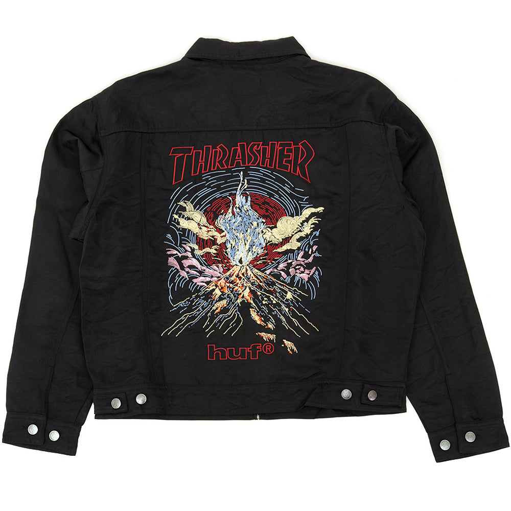 x Thrasher Trucker Jacket (Black)