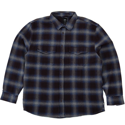 Bixby Plaid Flannel Shirt (Dark Port Red / Pewter Heather Grey) VBU