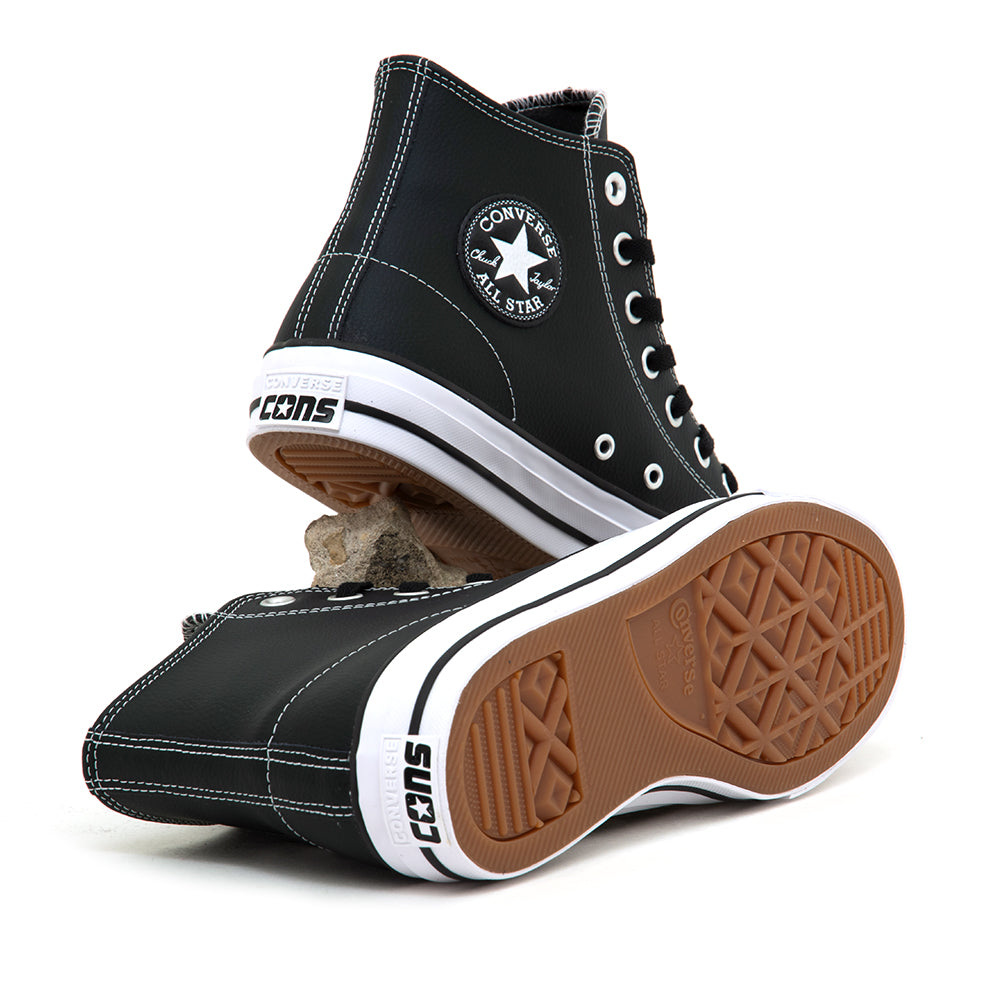 CTAS Pro Hi Leather (Black / White / Black) (S)