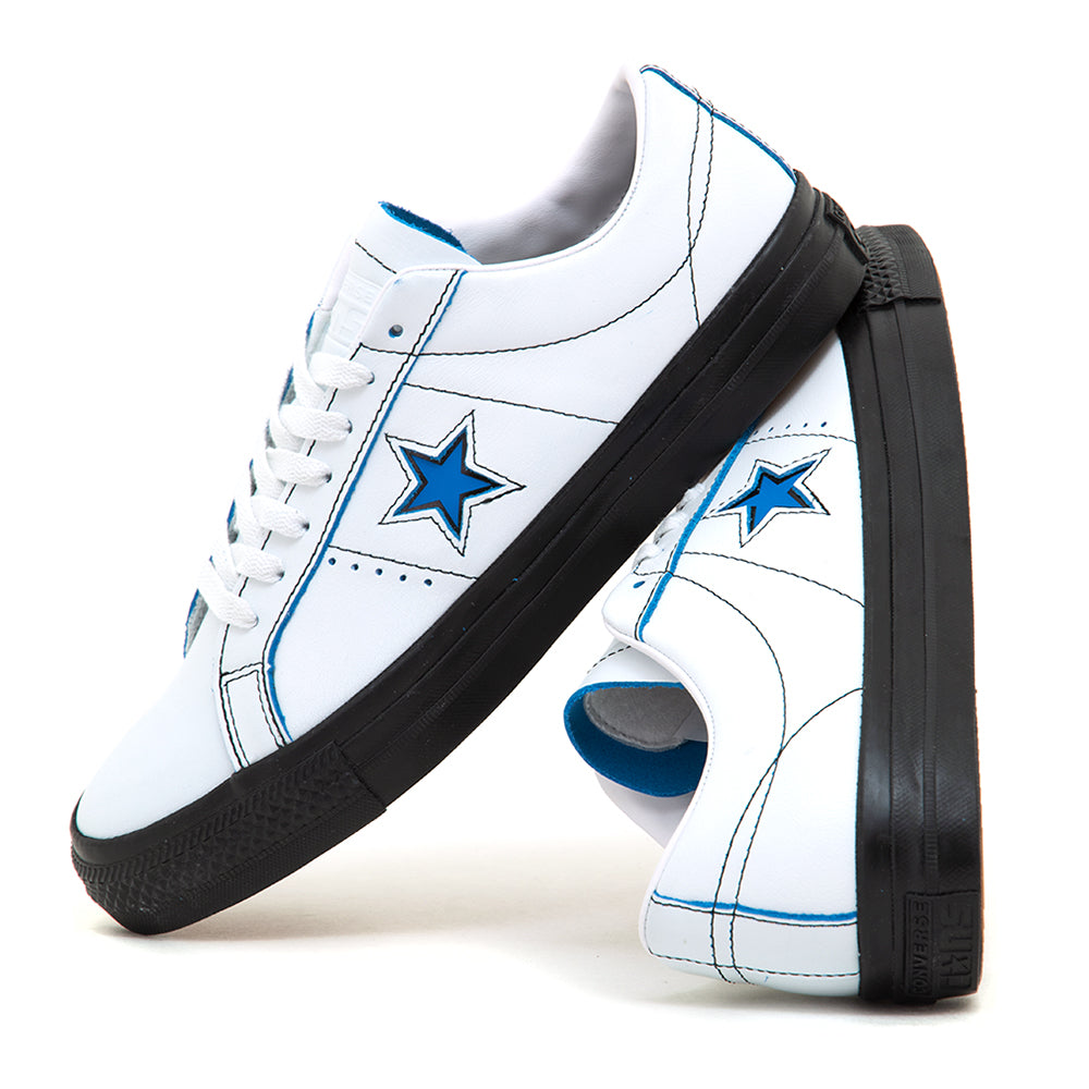 One Star Pro Ox (White / Black / Kinetic Blue)