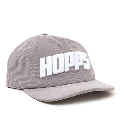 Bighopps Corduroy Snapback Hat (Grey) (S)