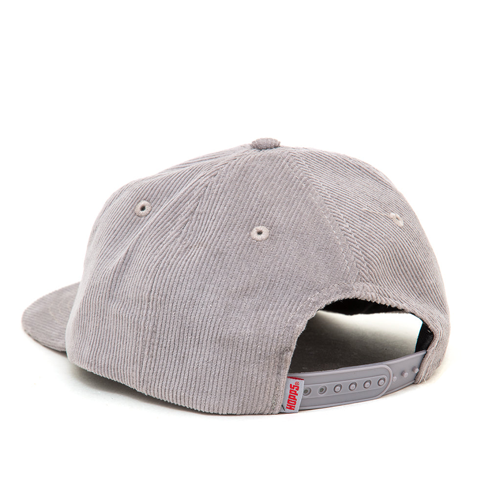 Bighopps Corduroy Snapback Hat (Grey) (S)