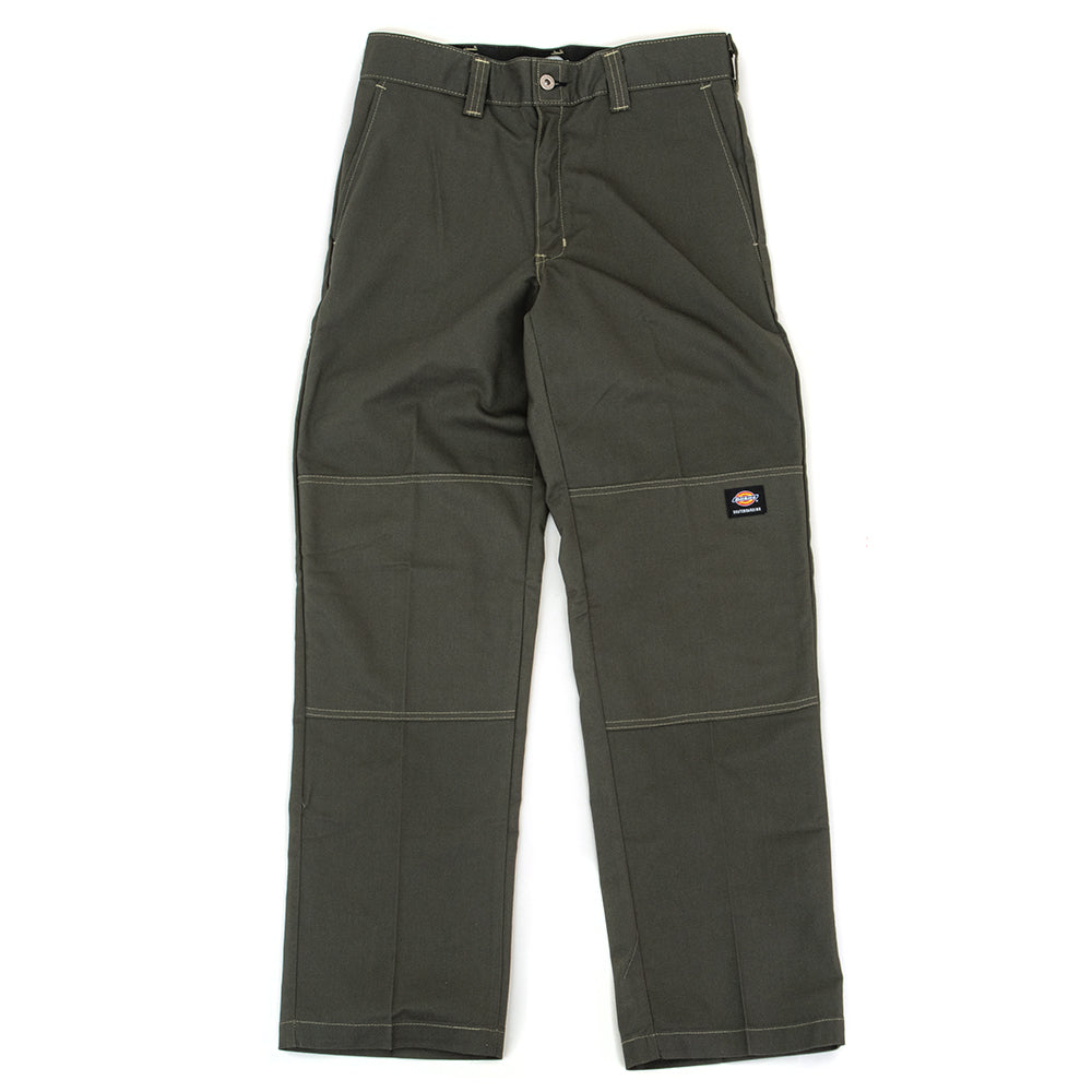 Skateboarding Regular Fit Double Knee Pants (Olive Green)