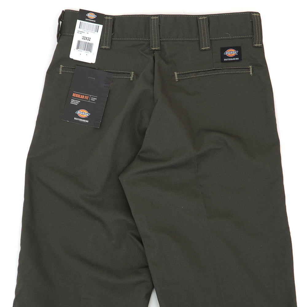 Skateboarding Regular Fit Double Knee Pants (Olive Green)