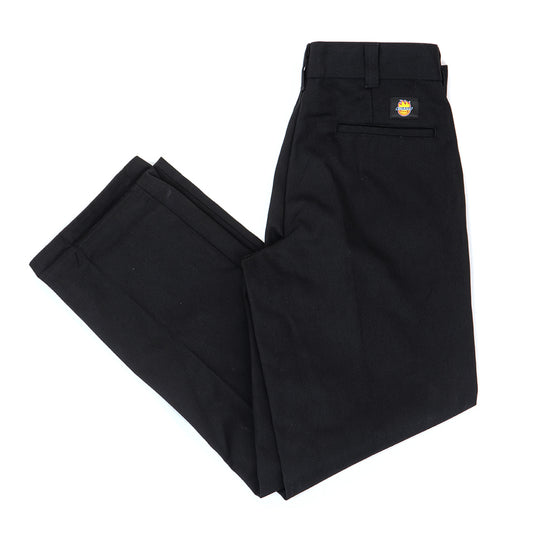 x Spitfire Twill Lined Pant With Flannel Cuff (Black)