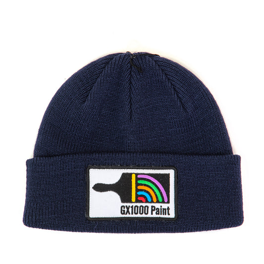 Paint Beanie (Navy)