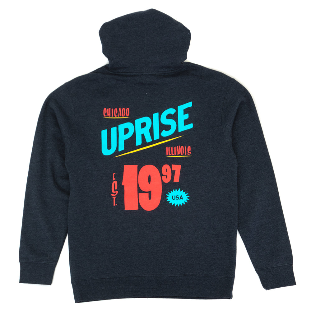 Bodega Signage Hooded Sweatshirt (Navy Heather)