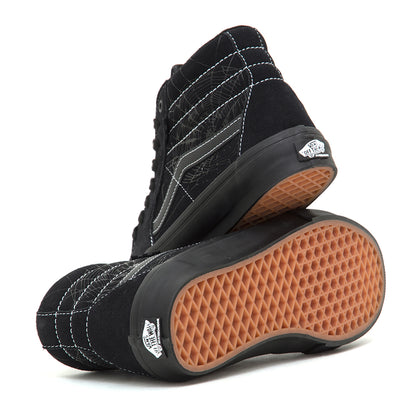 Skate Sk8-Hi (Web Dark Grey / Black) VBU