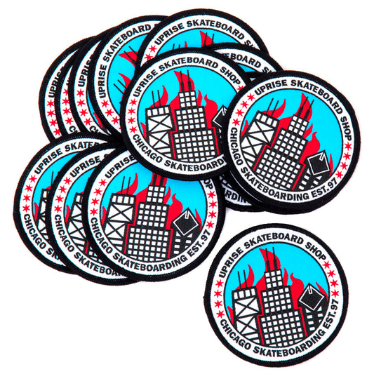 City Seal Patch w/ Flames