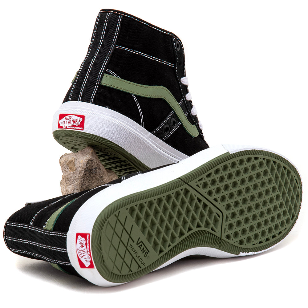 Skate Crockett High (Black / Green) VBU
