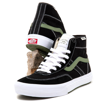 Skate Crockett High (Black / Green) VBU