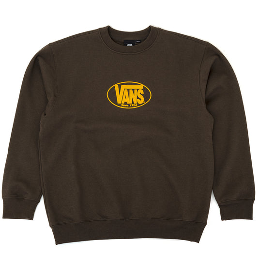 Classic Oval Crewneck Sweatshirt (Coal Brown) VBU