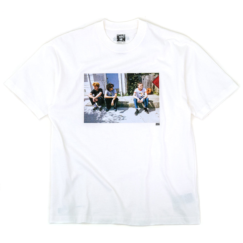 Skate Curb S/S T-Shirt by Atiba Jefferson (White) VBU