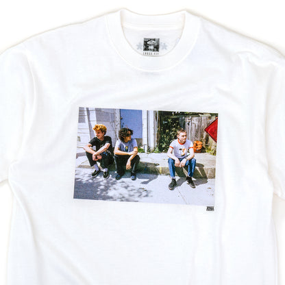 Skate Curb S/S T-Shirt by Atiba Jefferson (White) VBU