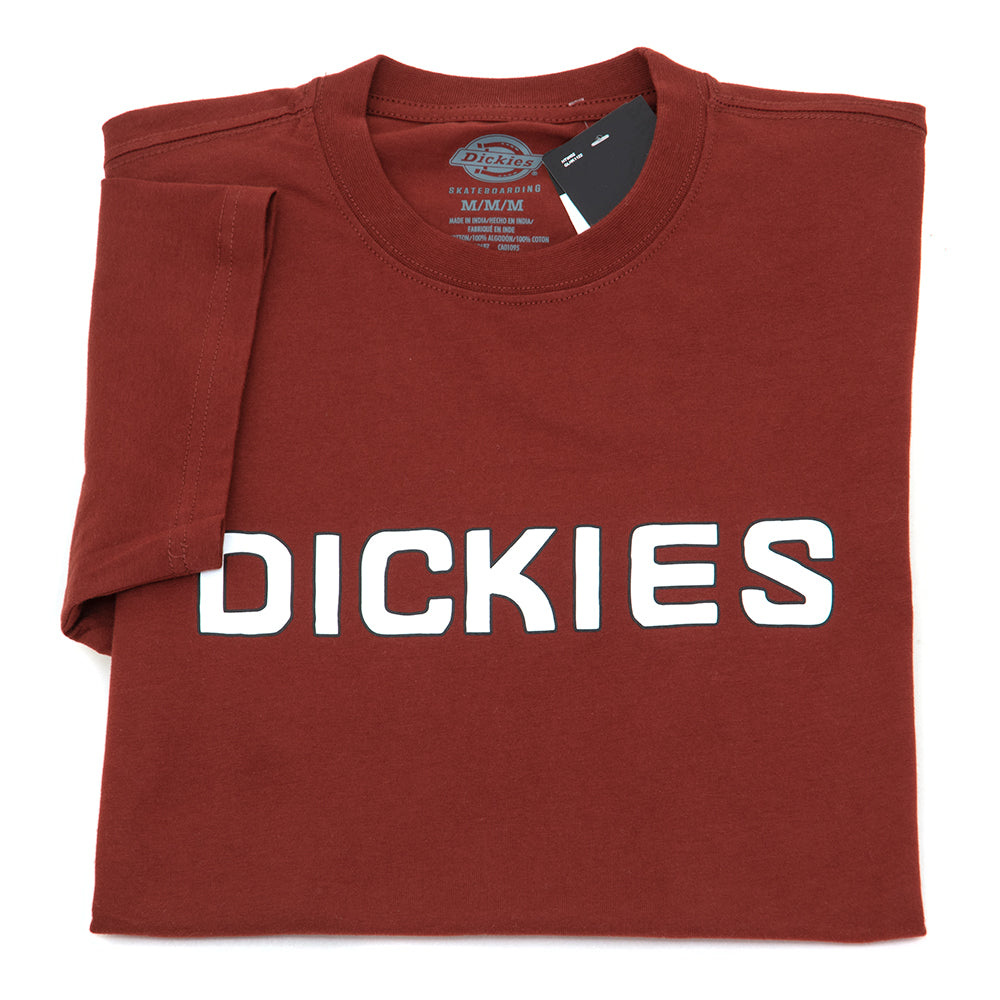 Dickies Skateboarding Logo T-Shirt (Fired Brick) (S+)