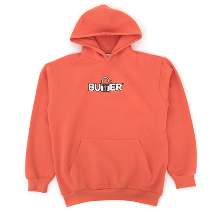 Lock Pullover Hooded Sweatshirt (Washed Orange)