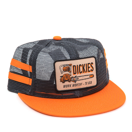 Work Worthy Mesh Trucker Snapback Hat (Orange)