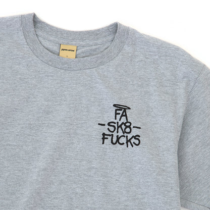 Sk8 Fucks S/S T-Shirt (Heather Grey)