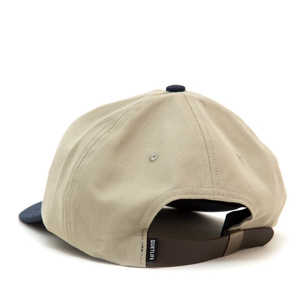 Middle Of Nowhere Polo Strapback Hat (Stone / Navy)