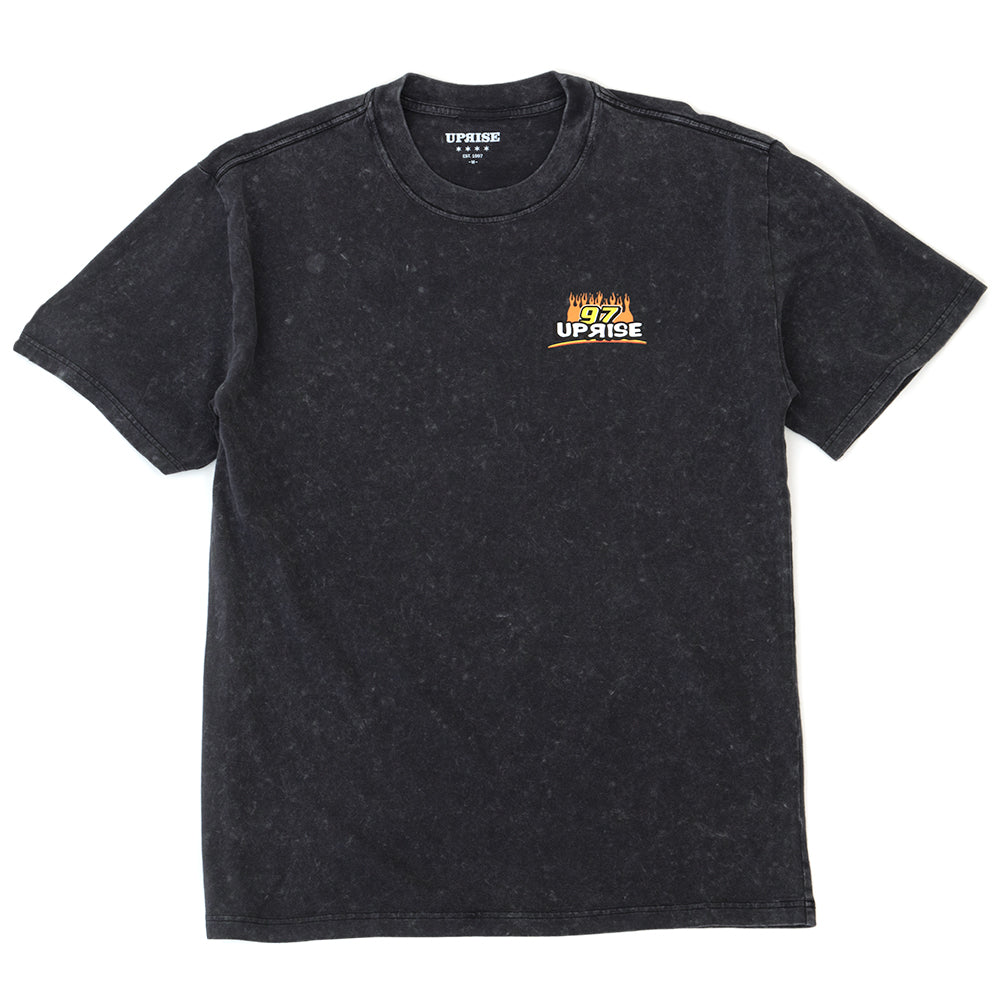 Pit Crew Faded Tee (Stone Wash Black)