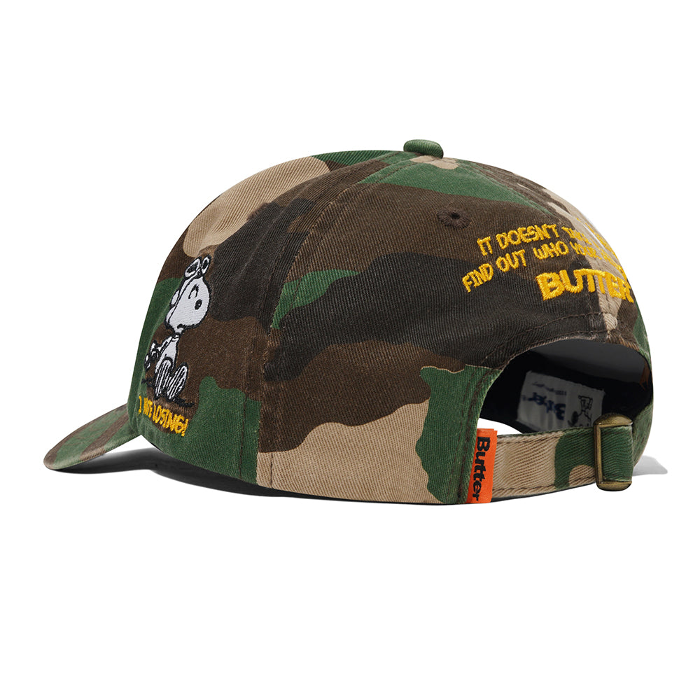 Rats 6-Panel Strapback Hat (Washed Camo)