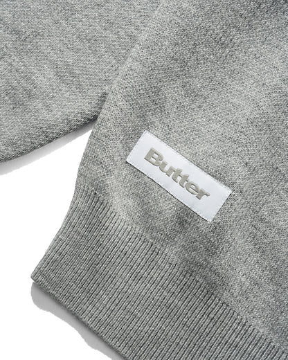Spike Knit Crewneck Sweater (Ash)