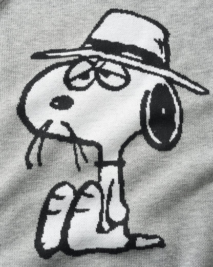 Spike Knit Crewneck Sweater (Ash)