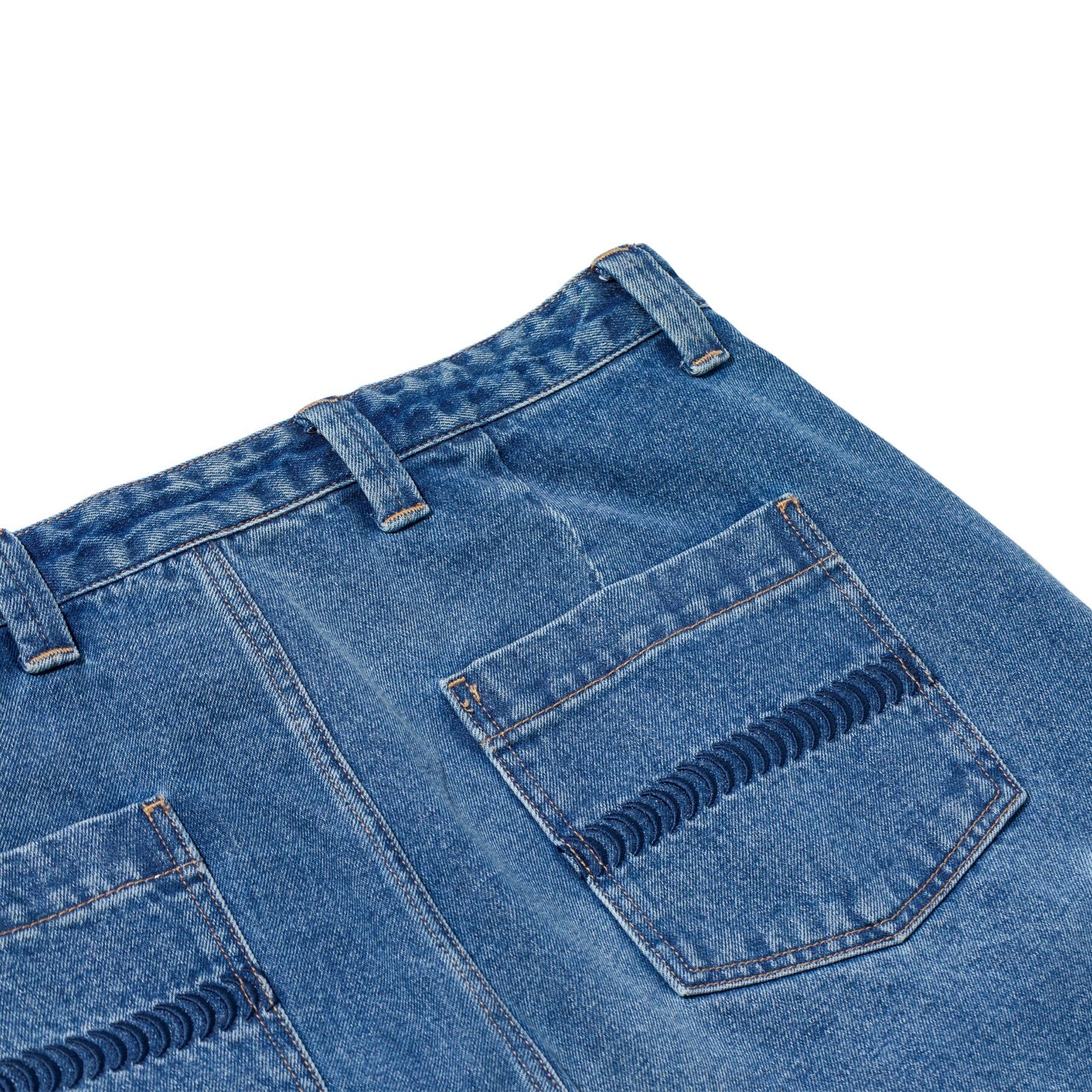 Classic 87' Denim Cargo Short (Light Stone Wash) (S)
