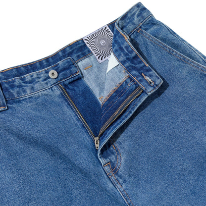Classic 87' Denim Cargo Short (Light Stone Wash) (S)