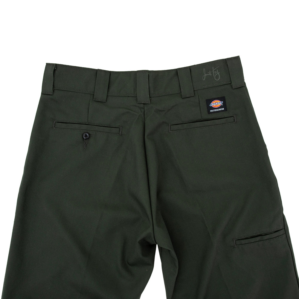 Jamie Foy Loose Straight Twill Pant (Olive)