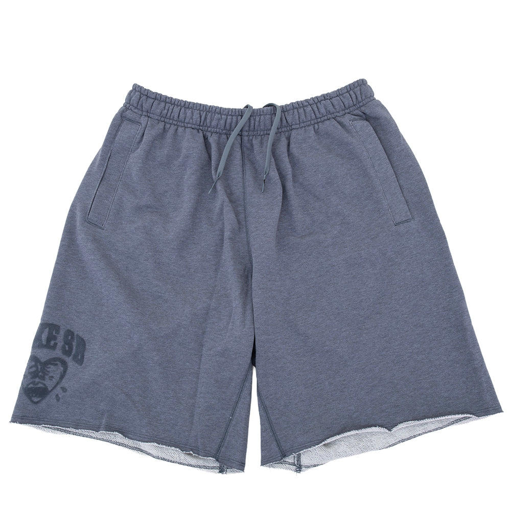 Graphic Fleece Skate Short (Cool Grey / Heather / White)