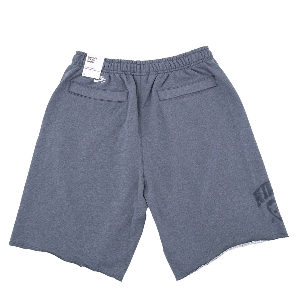 Graphic Fleece Skate Short (Cool Grey / Heather / White)