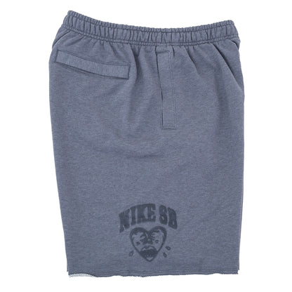 Graphic Fleece Skate Short (Cool Grey / Heather / White)