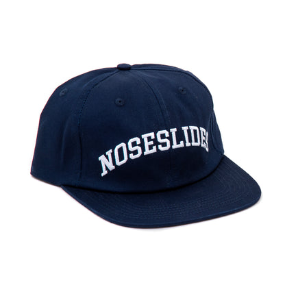 Noseslides 6 Panel Strapback Hat (Navy)