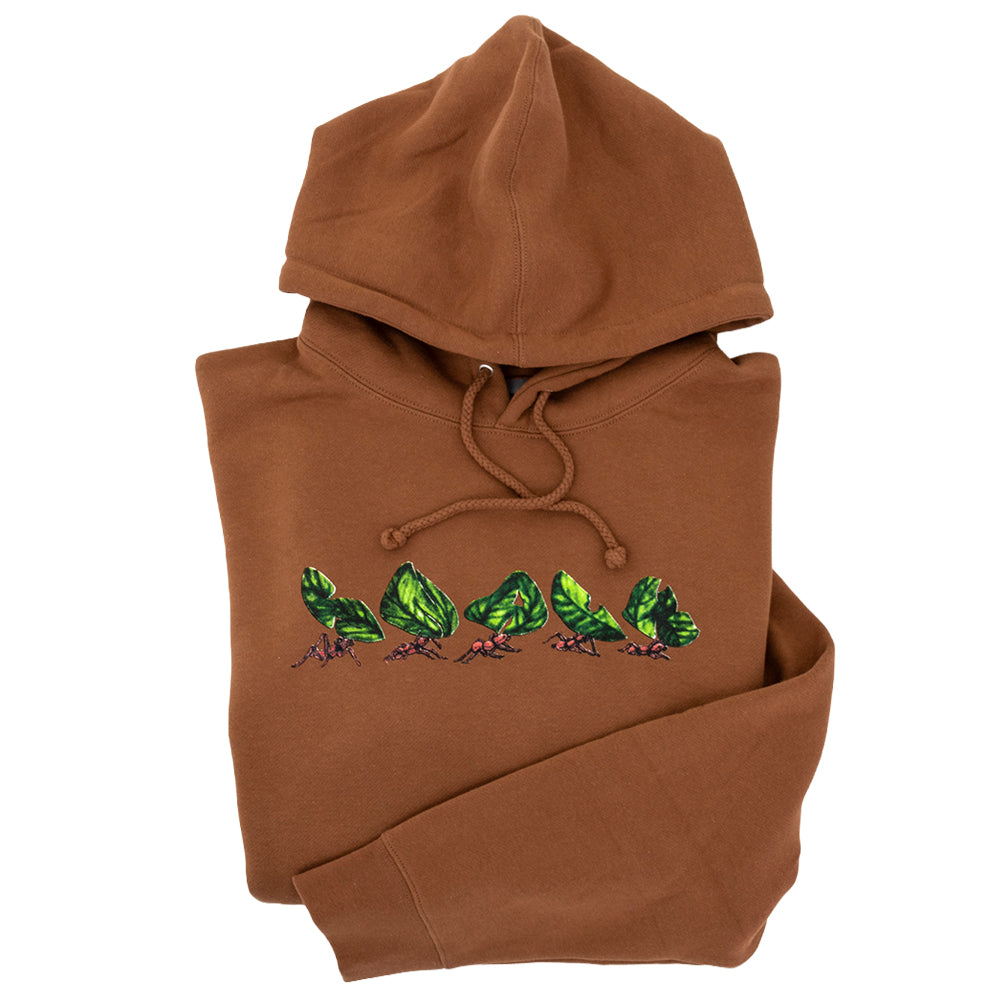 Leafcutter Hooded Sweatshirt (Tan)