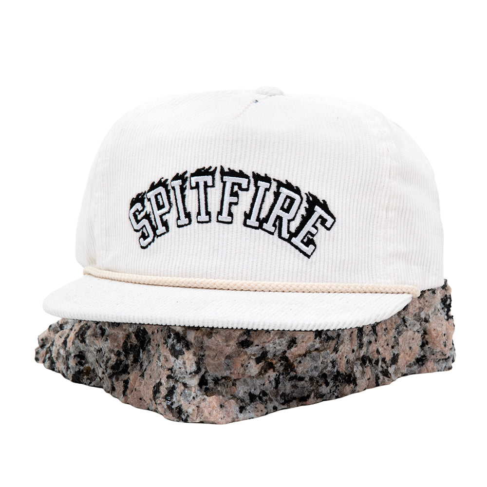 Adj. Team Bighead Script 5 Panel Snapback Hat (White)