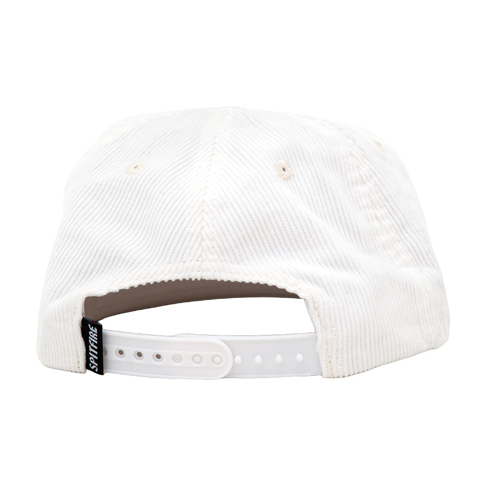 Adj. Team Bighead Script 5 Panel Snapback Hat (White)