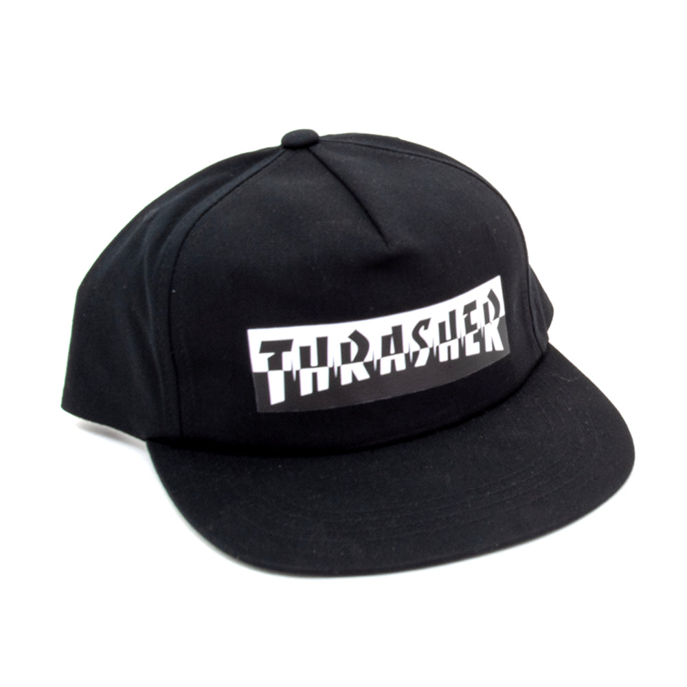 Mixtape 5 Panel Snapback Hat (Black)