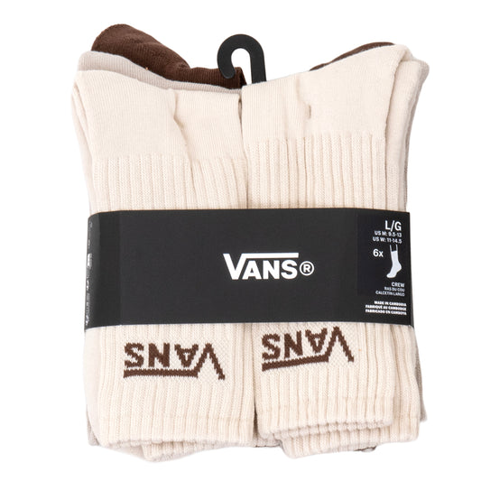 Classic Crew Sock 6-Pack (Brown Combo)