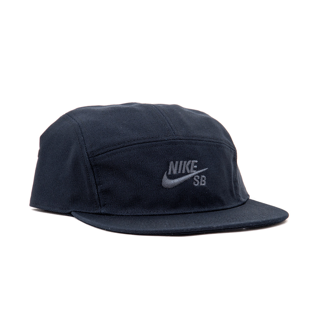 Fly Unstructured Skate Strapback Hat (Black)