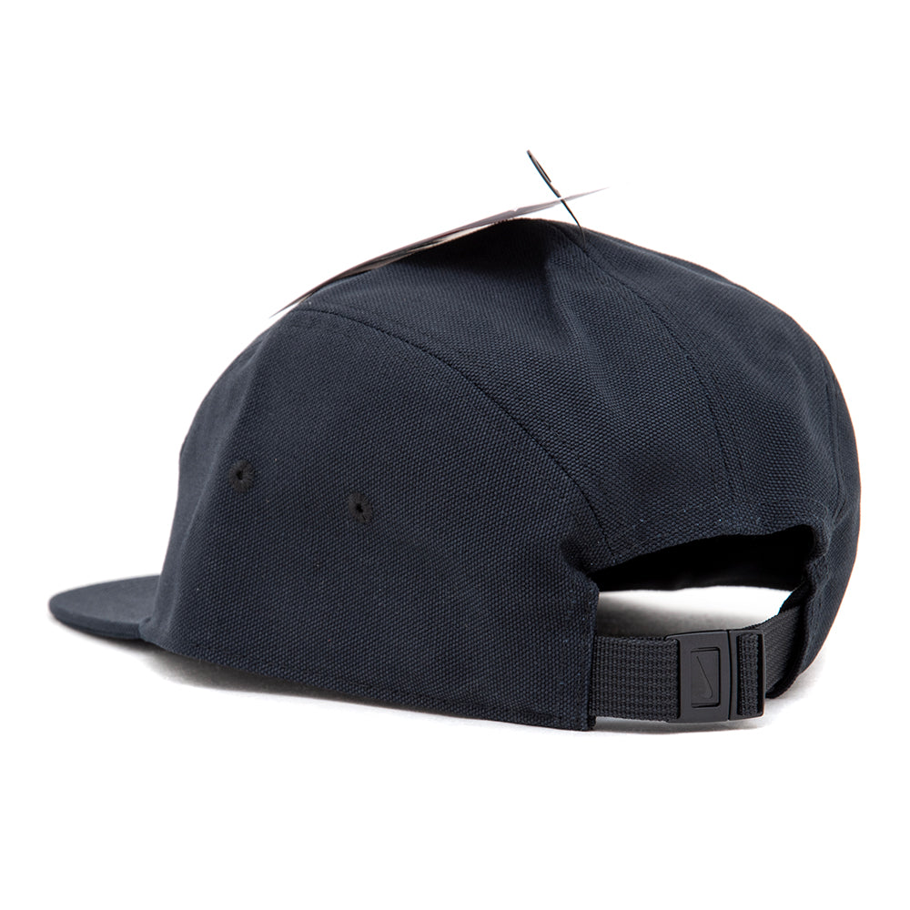 Fly Unstructured Skate Strapback Hat (Black)