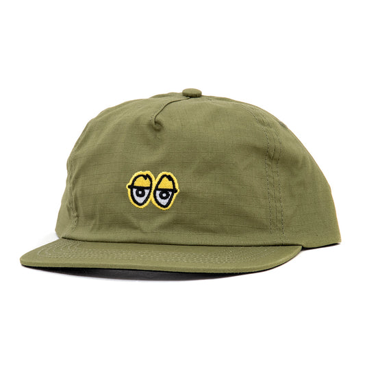 Adj. Eyes Snapback Hat (Ripstop / Olive)