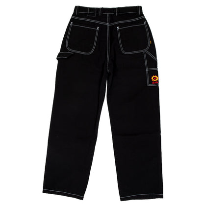 Sun Heart Carpenter Pant (Black / Yellow)