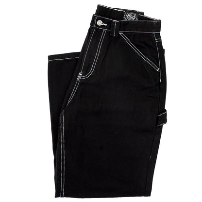 Sun Heart Carpenter Pant (Black / Yellow)